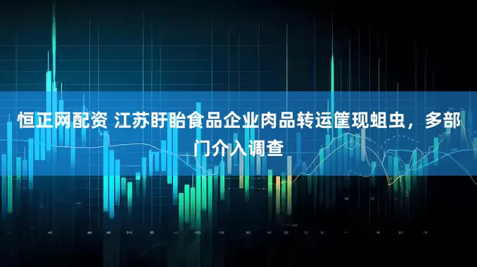 恒正网配资 江苏盱眙食品企业肉品转运筐现蛆虫，多部门介入调查