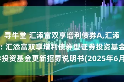 寻牛堂 汇添富双享增利债券A,汇添富双享增利债券C: 汇添富双享增利债券型证券投资基金更新招募说明书(2025年6月20日更新)