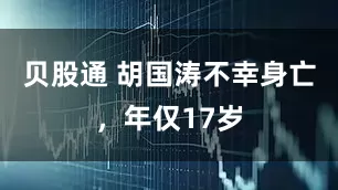 贝股通 胡国涛不幸身亡，年仅17岁