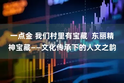 一点金 我们村里有宝藏  东丽精神宝藏——文化传承下的人文之韵